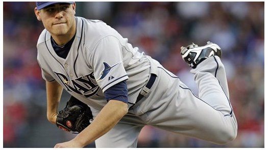 MLB: Rays 9, Rangers 0; novato Moore domina a Texas