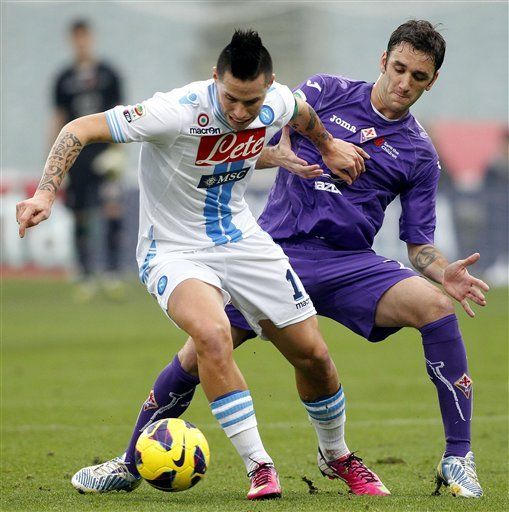 Italia: Napoli empata 1-1 con Fiorentina