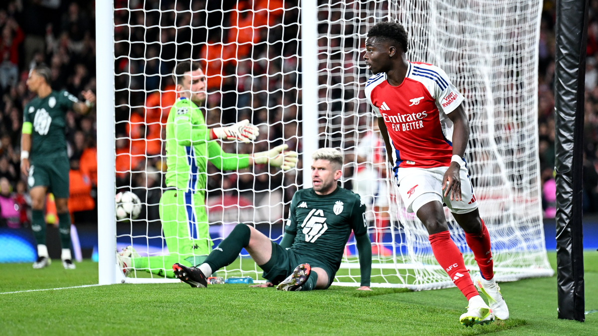 Champions League: Arsenal goleó al Monaco en el Emirates Stadium