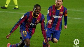 Dembélé deja al Barcelona a un punto del Atlético de Madrid