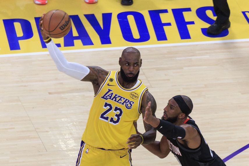 NBA: Lakers ganan Juego 1 de playoffs ante Rockets