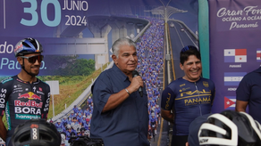 Presidente electo José Raúl Mulino dijo presente en el Gran Fondo Océano a Océano