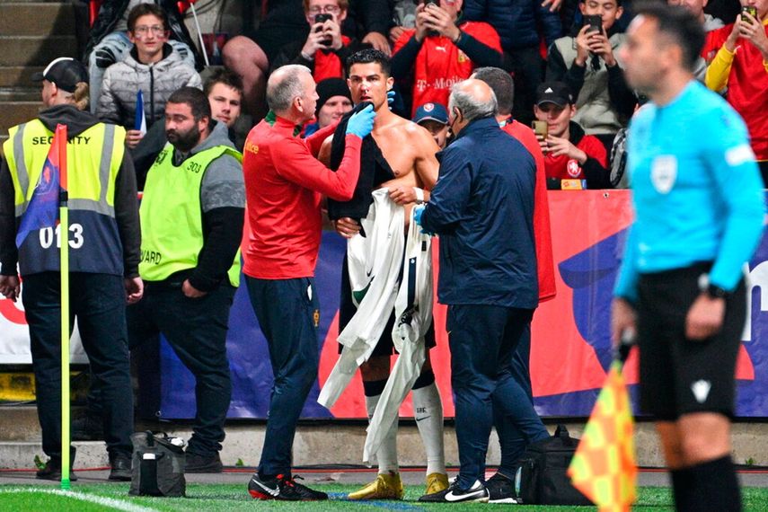 Cristiano Ronaldo sufre duro golpe en la Nations League&nbsp;