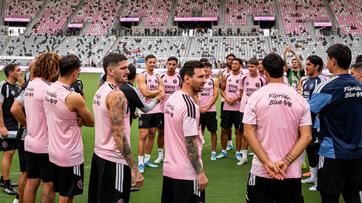 Lionel Messi y el Inter Miami entrenaron por primera vez en su nuevo estadio