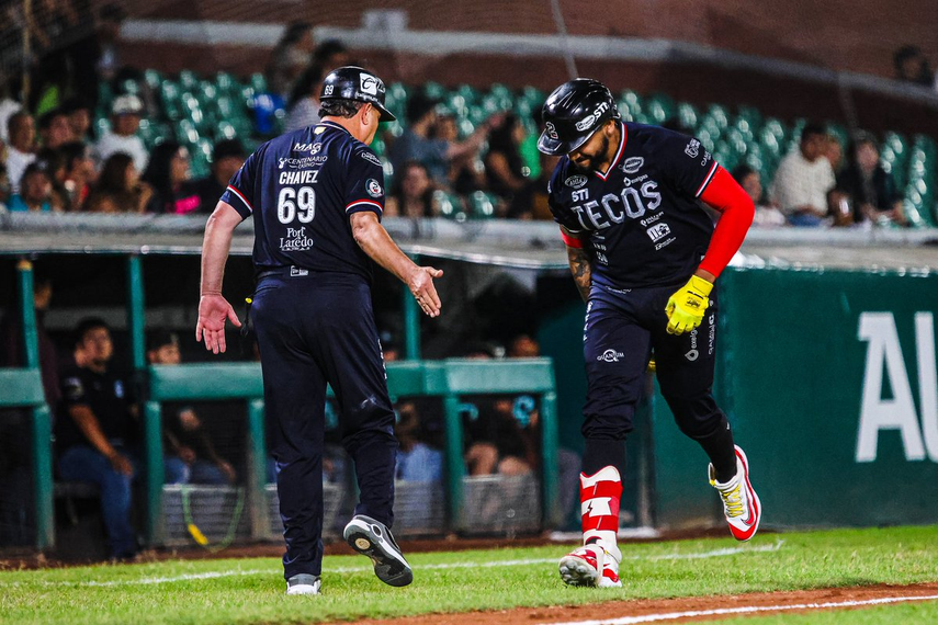 Johan Camargo pegó dos cuadrangulares en la Liga Mexicana de Béisbol con los Tecolotes