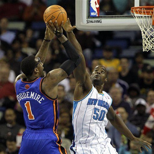 NBA: Knicks 100, Hornets 92; Stoudemire encabeza la ofensiva