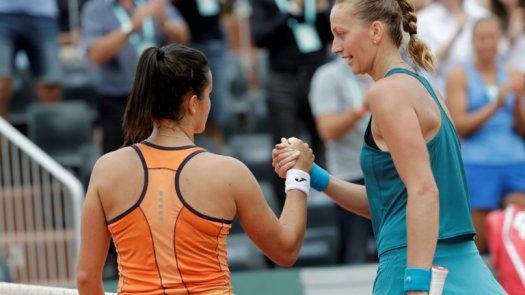 Kvitova no da opción a Arruabarrena en segunda ronda en París