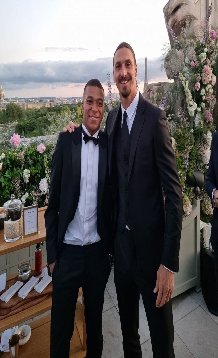 Kylian Mbappé y Zlatan Ibrahimovic