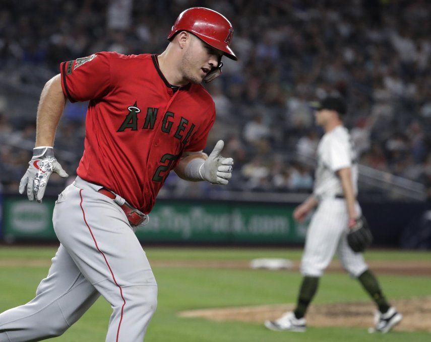 Trout consigue 5 hits; Angelinos doblegan a Yanquis