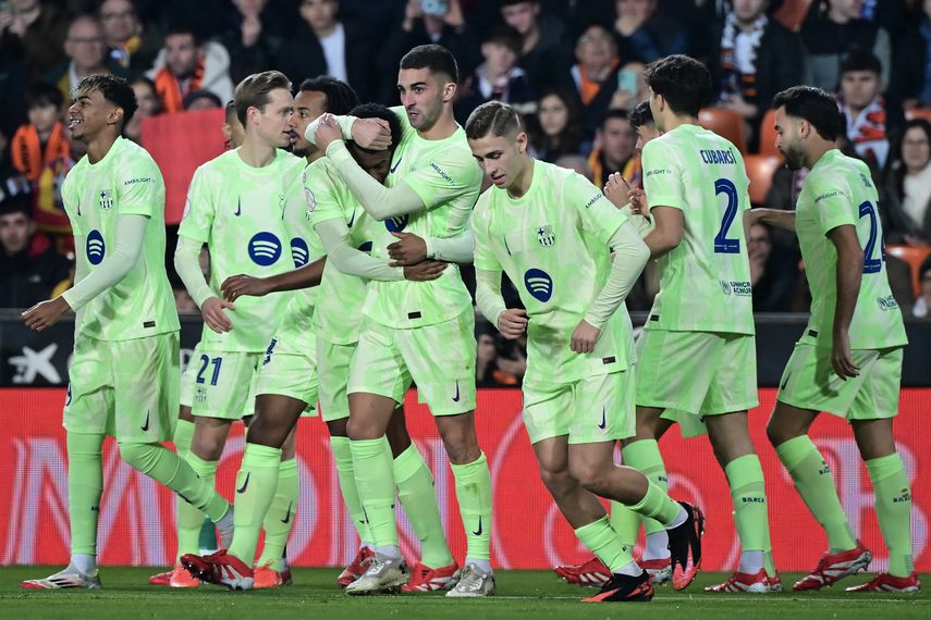 Copa del Rey: El Barcelona clasifica a semifinales tras golear al Valencia