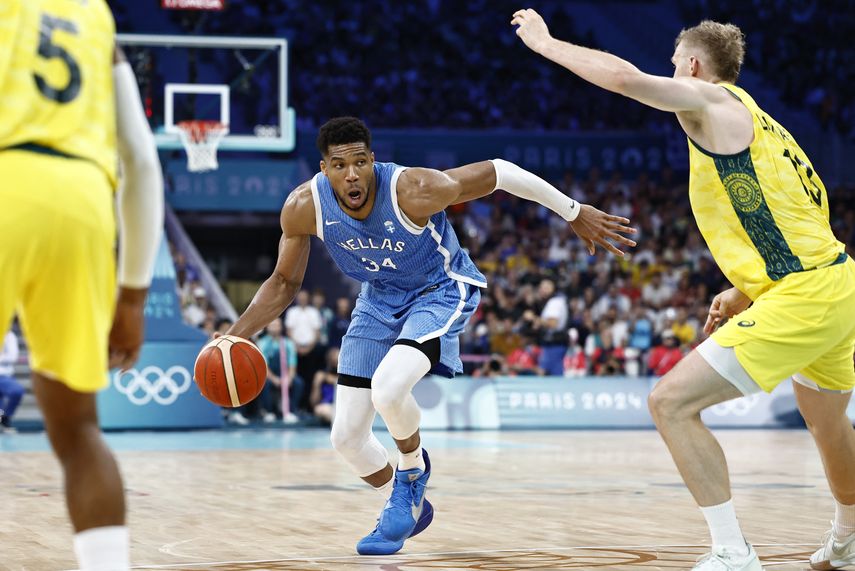 París 2024: Grecia de Giannis Antetokounmpo supera a Australia