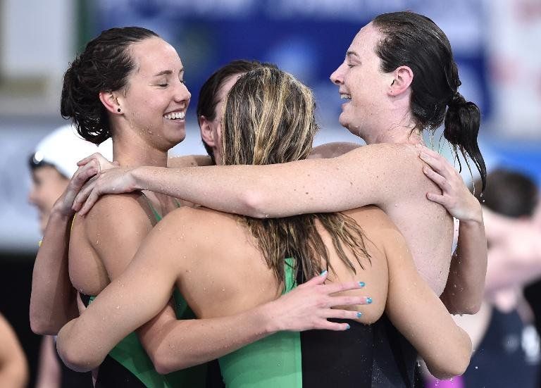 Australia bate el récord mundial de relevos 4x100 metros libres femeninos