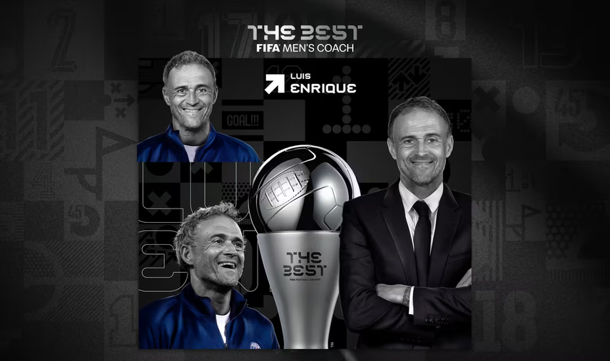 Luis Enrique se quedó con el Premio The Best al Entrenador de la FIFA
