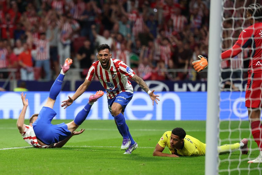 El Atlético de Madrid superó al Villarreal y sumó su primer triunfo en LaLiga