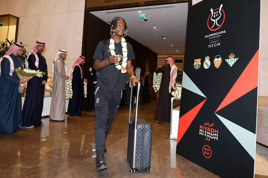 Supercopa de España 2023: El Real Madrid ya está en Riad&nbsp;