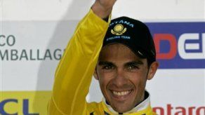 Contador es lí­der de la Parí­s-Niza