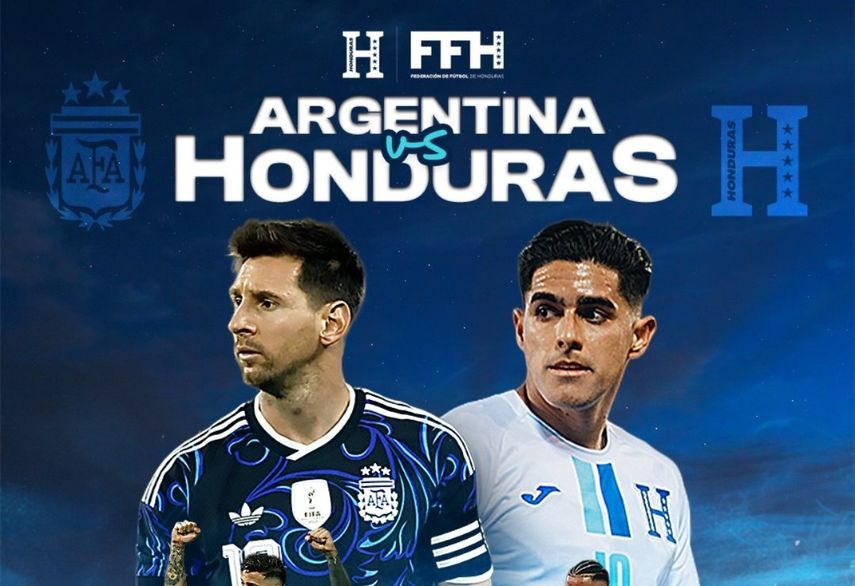 Honduras se enfrentará a Argentina el 6 de junio en Estados Unidos