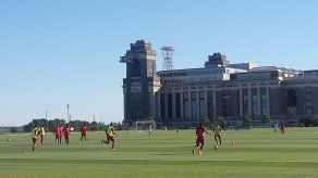 Selección de Panamá ensaya la posible titular frente a Chile