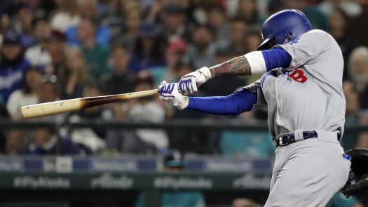 Machado pega 2 jonrones y Dodgers apalean a Marineros