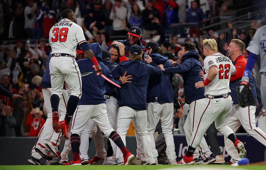 MLB: Eddie Rosario da triunfo a los Bravos sobre los Dodgers