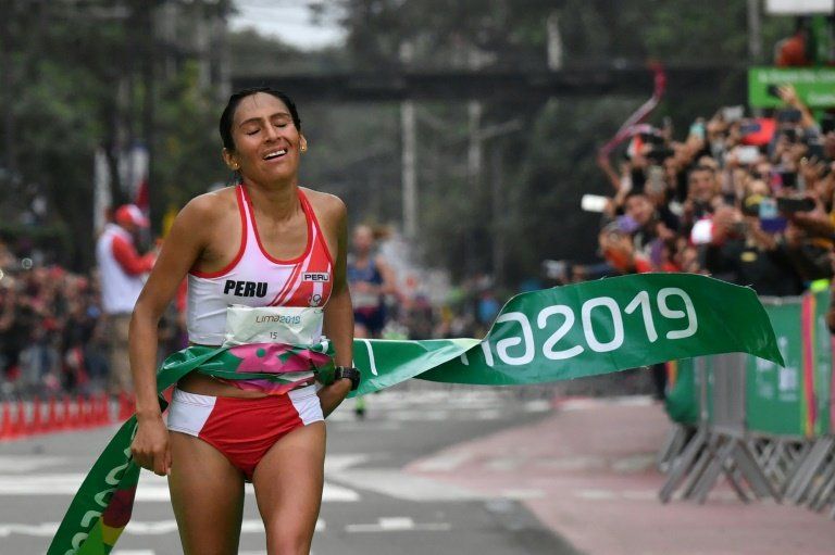 Gladys Tejeda le da primer oro a Perú en Panamericanos-2019 al ganar el maratón