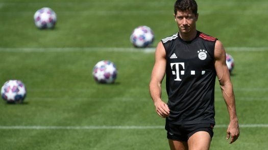 Lewandowski encabeza en solitario la tabla de goleadores de la Champions
