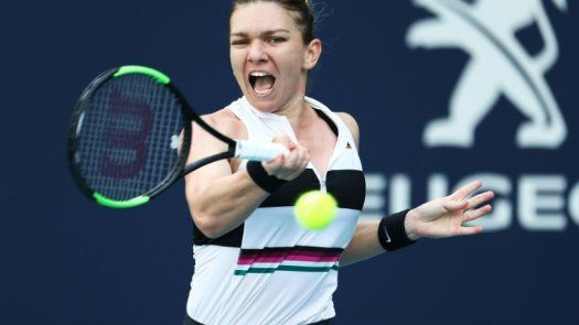 Halep a semis en Miami, Federer como en sus mejores tiempos