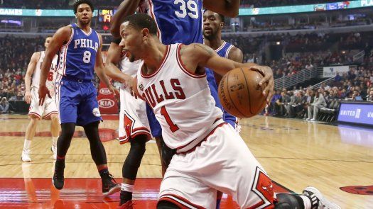 Bulls despiertan en la segunda mitad y arrollan a 76ers