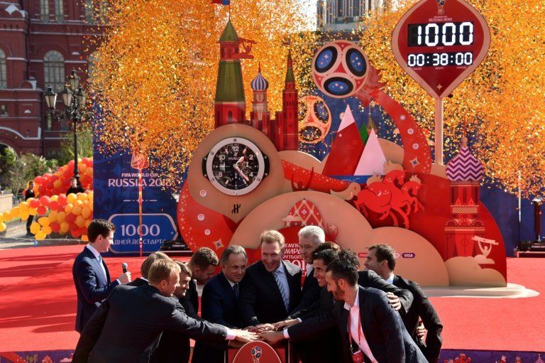 A 1.000 días para el Mundial-2018, Rusia festeja la cuenta atrás