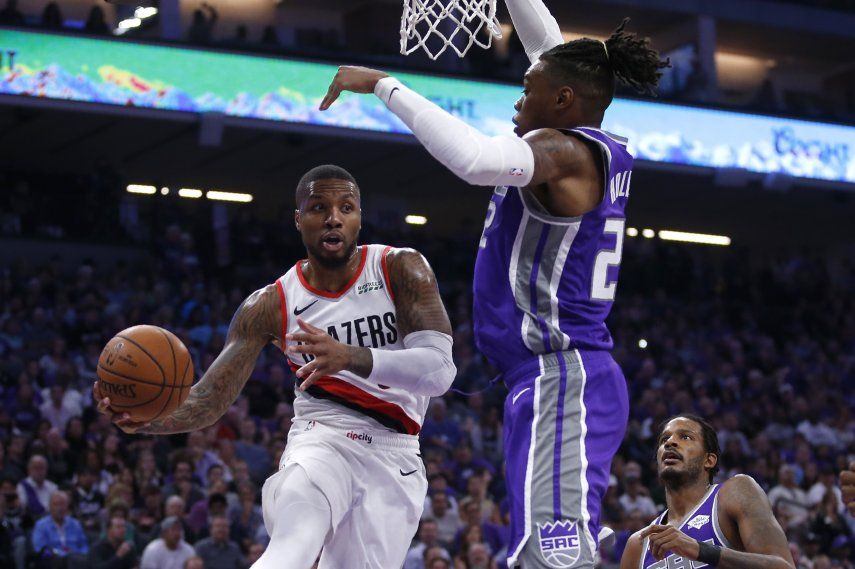 Lillard anota 35 puntos, Blazers vencen a Kings 122-112