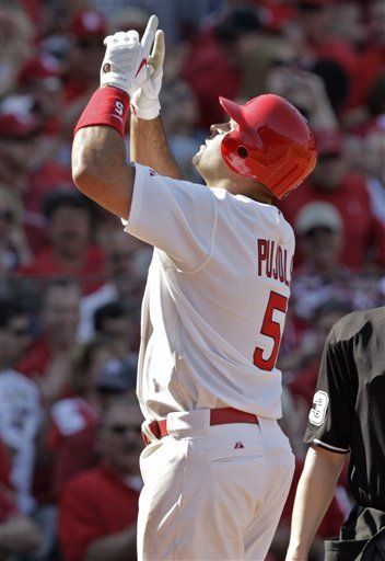 MLB: Cardenales 5, Astros 0; Pujols jonronea y empuja cuatro