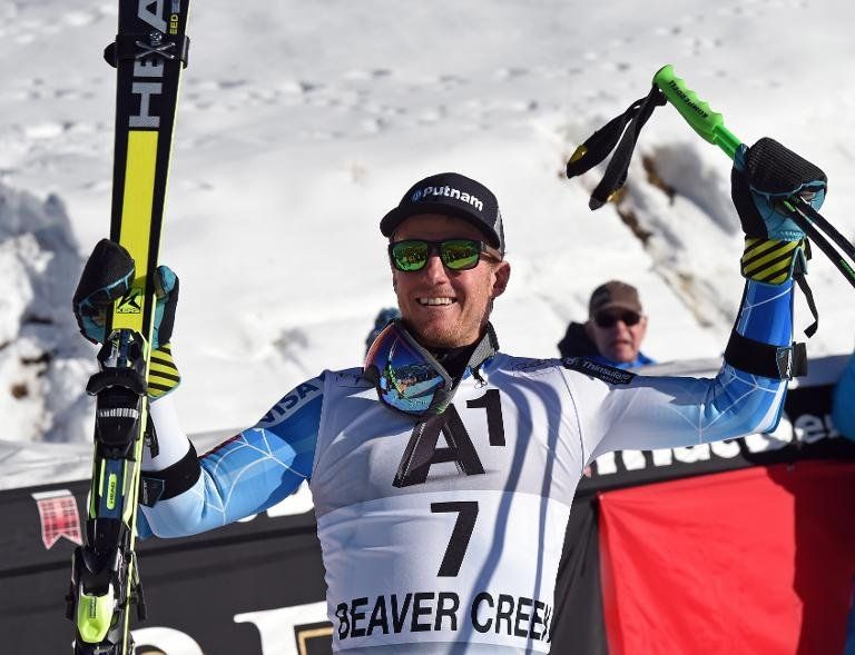 El campeón olímpico Ted Ligety gana el  eslalon gigante masculino de Beaver Creek