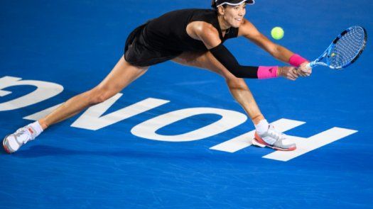 Muguruza cae ante Wang en semifinales de Hong Kong