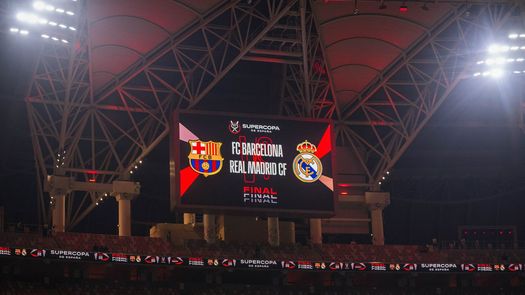 Alineación del FC Barcelona y el Real Madrid en la final de la Supercopa de España Alineación del FC Barcelona y el Real Madrid en la final de la Supercopa de España