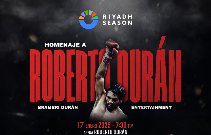 Turki Al Alshikh hizo oficial homenaje a Roberto Durán en Panamá