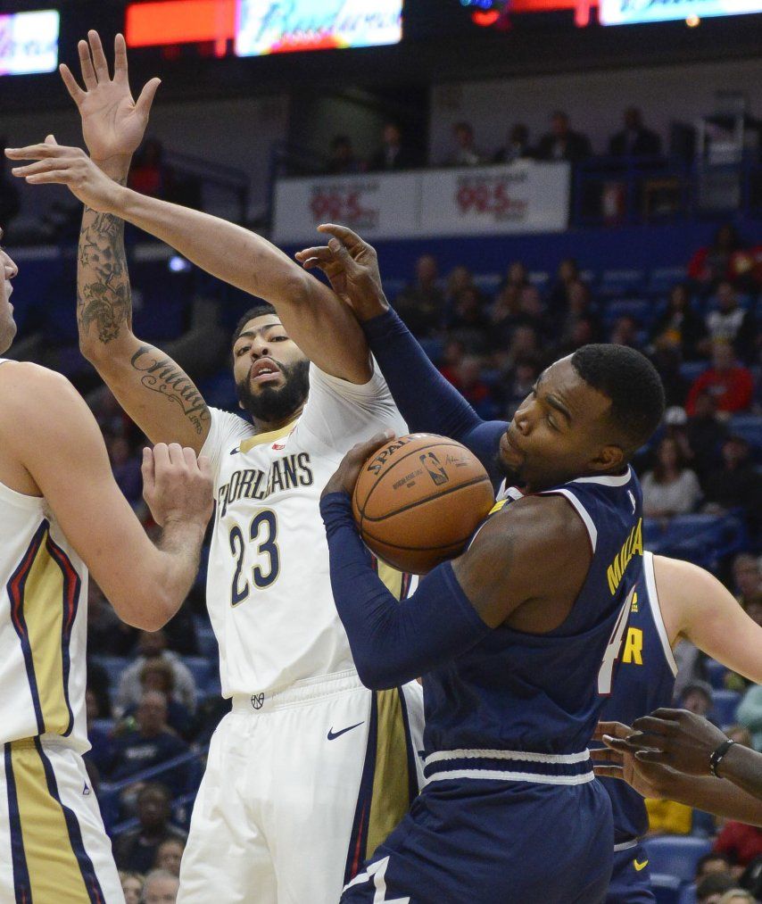 Davis anota 40, Pelicans vencen a Nuggets por 125-115