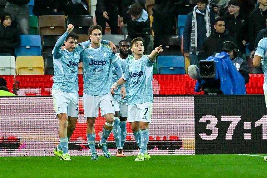 Juventus entra en zona Champions con la victoria sobre Udinese