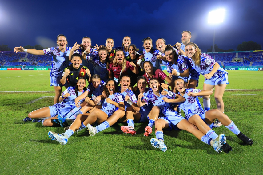 Mundial Femenino Sub-17: España le remontó a Colombia y avanzó a octavos