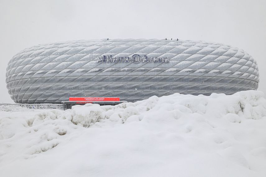 Bayern Múnich vs Unión Berlín fue aplazado por fuerte nevada