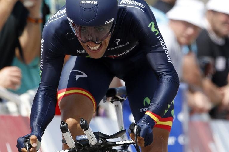 Movistar gana contrarreloj, Castroviejo 1er líder de la Vuelta a España