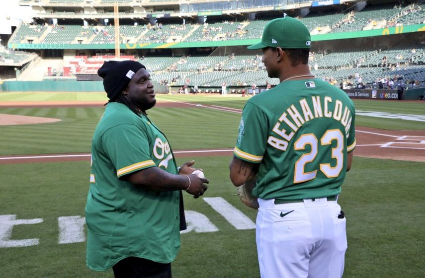 MLB: Sech realizó lanzamiento de honor en el Oakland-Cleveland