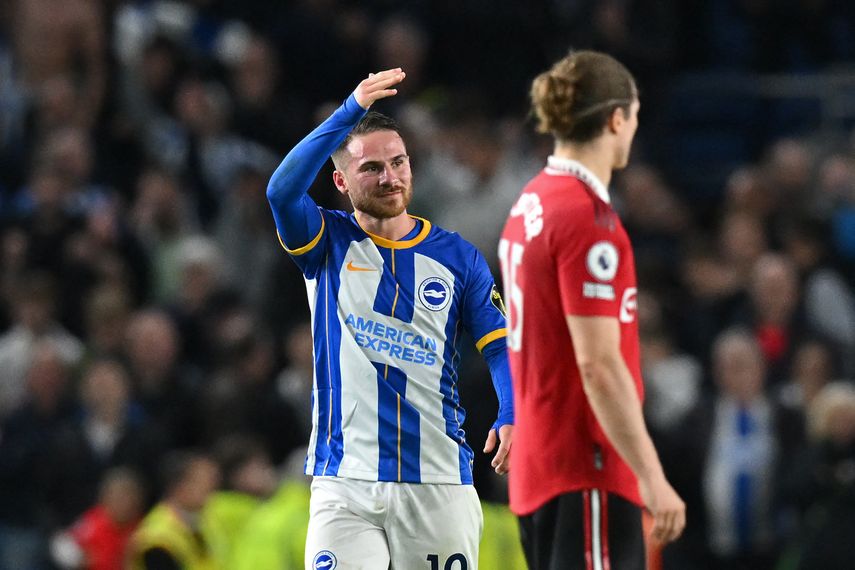 El Brighton vence al Manchester United sobre el final