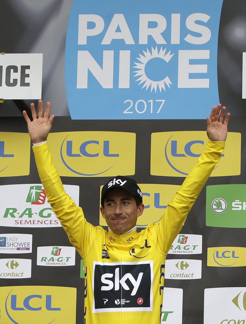 Colombia reina en la París-Niza: Henao supera a Contador