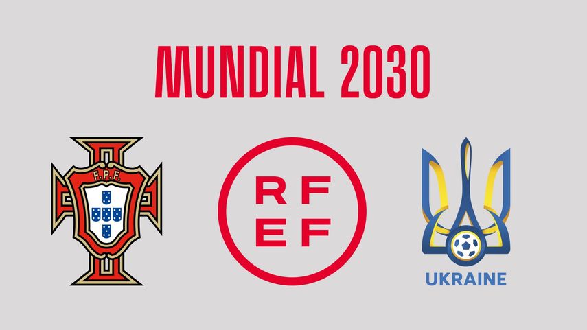 España y Portugal incluyen a Ucrania en su candidatura para el Mundial de fútbol de 2030.&nbsp;
