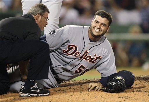 MLB: Galarraga deja el partido tras pelotazo en el tobillo