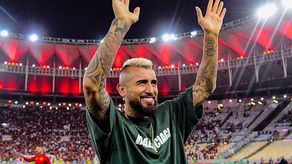 Arturo Vidal estuvo presente en el Maracaná en el partido del Flamengo ante Atlético Mineiro&nbsp;