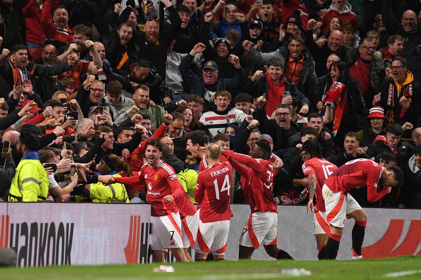 &nbsp;El Manchester United le remonta al Lyon en tiempos extras