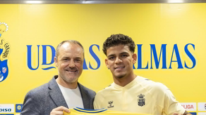 Edward Cedeño fue presentado con UD Las Palmas