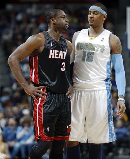 NBA: Nuggets 114, Heat 96; Anthony anota 22 puntos