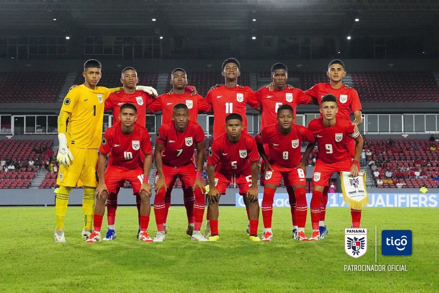 Selección de Panamá U17 golea a Granada en las eliminatorias al Mundial